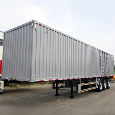 Chine 3 axe inclus résistant 40ft Van Semi Trailer sec à vendre