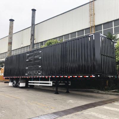 Chine Résistants inclus sèchent Van Box 40T 2 Axle Semi Trailer à vendre