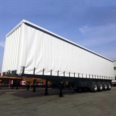 Китай Curtainsider Сух Van Semi Трейлер продается