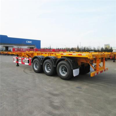 China Esqueleto 3 Axle Container Trailer Chassis de CIMC 40ft à venda