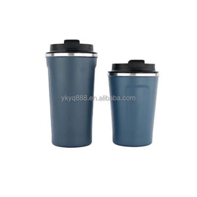 China Hot Selling Viable 12oz 17oz Stainless Steel Wall Vacuum Insulation Coffee Mug Double Tumbler For Hot Cold Drinks Portable Travel Mug for sale