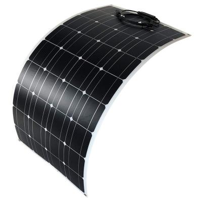 China wholesale Customized Semi-flexible solar panel flexible in china mono solar panel ETFE solar panel for boat for sale