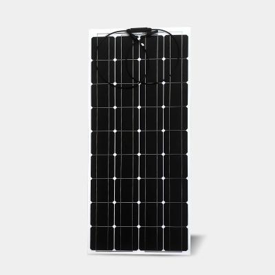 China Favorable Boat RV Car Home Camping By Buyers Solar Panel ETFE Thin Film Monocrystalline Lightweight Flexible Solar Panel for sale