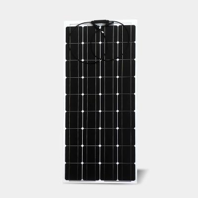 China Customized Size And Watts Home Camping Boat RV Car Light Monocrystalline Flexible Solar Panel Car Roof Covering Flexible Solar Panels RV for sale