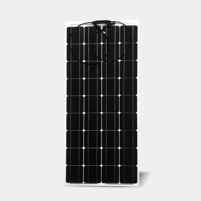 China PET Balcony ETFE Solar Panel Mono Flexible Solar Panel 100W Photovoltaic System Solar Panel for sale