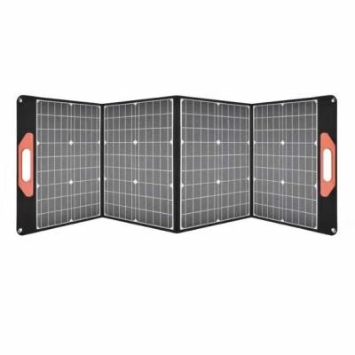 China Phone EU Warehouse In Current Folding Panels 5V 200W Portable Solar Panel With DC Output And Kickstand for sale