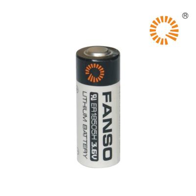 China Primary Lithium ER18505H 3.6V Lisocl2 Bobbin Chloride Battery A Type Fanso Battery Lithium Thionyl Batteries for sale