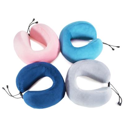 China Therapy Memory Foam Travel Pillow Neck Support Head Rest U Shaped Cushion for sale