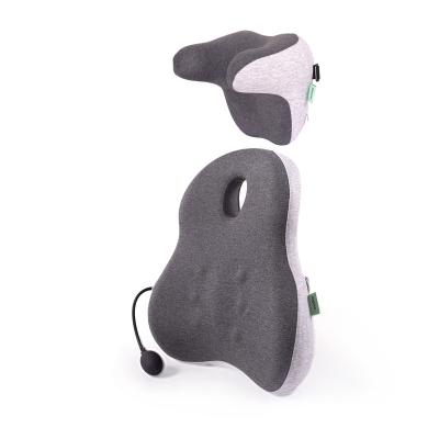 China Comfortable Memory Design Car Headrest New High End Waist Cushion Set for sale