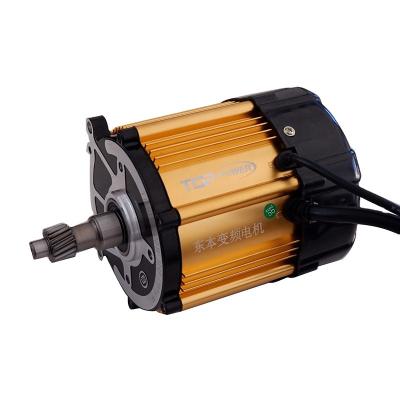 China Toppower Waterproof Electric Tricycle 60V 1500W 3000RPM BLDC Motor for sale