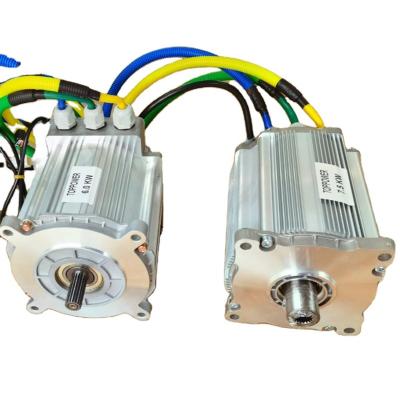 China 60/72V 4500W High Power Sine Wave Waterproof Heavy Duty Brushless DC Motor For Electric Vehicle Cargo for sale