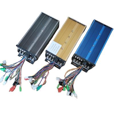 China Smooth start 48v 1000w bldc motor controller 60V/72V FOC sine wave 24 tube controller for electric vehicle for sale