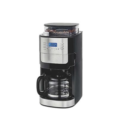 China Household Automatic Drip Coffee Timing Electric Built-in Grinding Machine With 24 Hours Timing Opening for sale