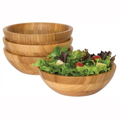 China Sustainable Christmas Day Gifts 2021 Eco Friendly Biodegradable Bamboo Wooden Fiber Fruit Salad Bowl Sets for sale