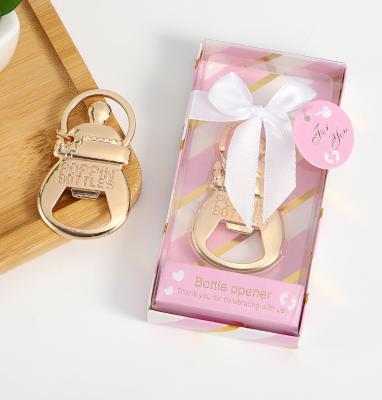 China Home Kitchen Baby Shower Favors Wedding Favor Zinc Alloy Bottle Opener Fake Key With Tag Card Kids Return Gifts For Birthday for sale