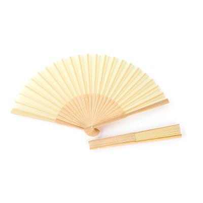 China Europe Quality Paper Personalized Chinese Custom Printed Custom Folding Bamboo Hand Fans Hand Fans Without Gift Box for sale