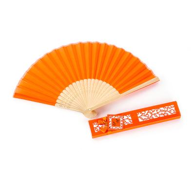 China Europe summer promotional gift portable personalized hot sale folding logo hand bamboo fan with gift box for sale