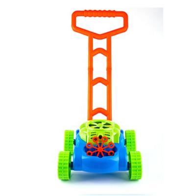 China Amazon Product Bubble Lawn Mower Toy For Toddlers Electronic Bubble Mower For Kids Bubble Blower Machine Outdoor Toy For Children 44*57*58 for sale