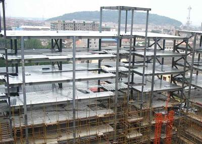 China Prefabricated Multi Storey Steel Frame Construction Large Span For Office for sale