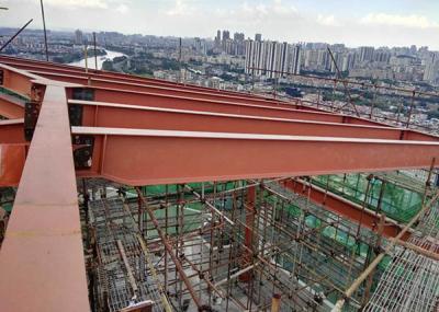 China Edificio de la subida de la estructura de acero del palmo ancho alto, prenda impermeable multi de la construcción del piso en venta