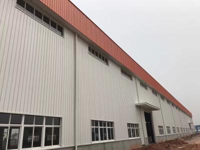 China Prefabricated Structure Metal Frame Buildings / Durable Pre Fab Workshop for sale