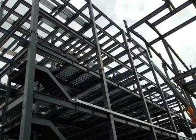 China Prefabricated Multi Storey Steel Frame Construction / Steel Warehouse Buildings for sale