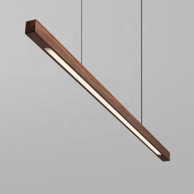 China Modern Nordic Wooden Pendant Lights Modern LED Pendant Lamps for Dining Living Room Kitchen Office Shop Bar Cafe Suspension Lighting Fixture for sale