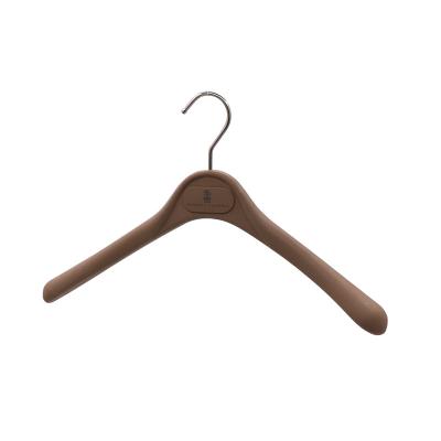 China Luxury Wide Solid Shoulder Women's Clothing Hangers for sale