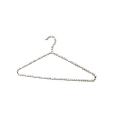 China 50CM Popular and Hot Selling None of the Length Pearl Dress Hanger Wedding Bridal Dress Hanger for sale