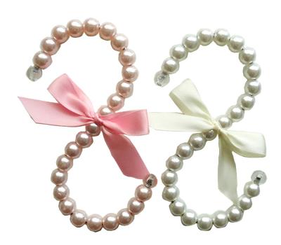 China SHOW Hot Selling Fashion Pearl Beaded Hanger Bead S Hook Hangers for sale