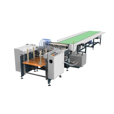 China HM-850A perfume box making machine Automatic Gluing Machine Rigid Box Making Machine for sale