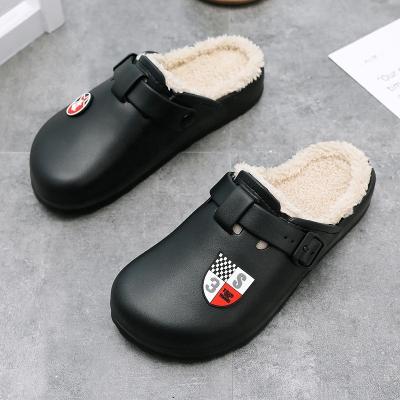 China Sale Men Cotton Massage Slippers Fashion Warm Casual Warm Shoes Indoor Winter Indoor Home Slippers for sale