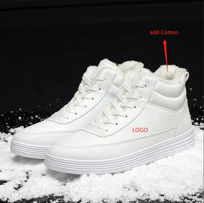 China Cushioning New Winter Customizable Sneakers For Men Black Classic Design Plus Cotton Style Shoes Men Walking Casual Shoes for sale