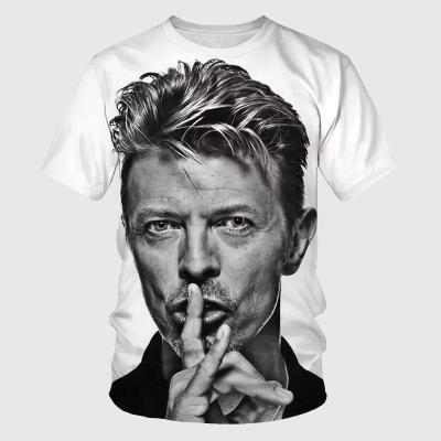 China Anti-wrinkle 3D hitter printed T-shirt men and women loose breathable casual men's short sleeves t-shirt for sale