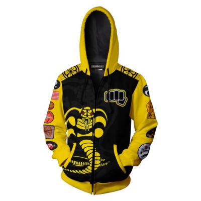 China Anti-wrinkle Superdry Hoodie Karate Kid 3D Digital Printing Hoodi Shop Online Hot Sale Plus Size Printed OEM Custom Men's Hoodies for sale