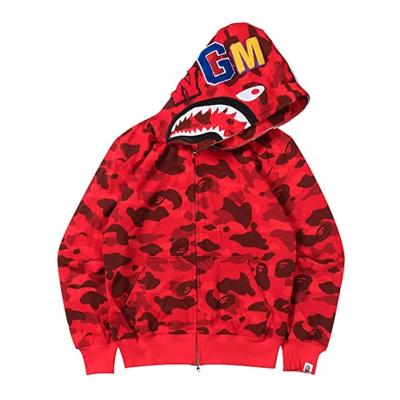 China Anti-wrinkle Shark Head 3D Digital Printing Store Online Hot Sale Superdry Oversized Hoodie Printed OEM Custom Men's Hoodies for sale