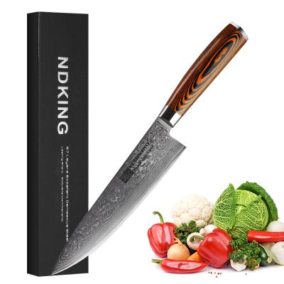 China FINDKING Viable Professional Custom Steel Kitchen Knives Yangjiang Damascus Sharp Chef 8 Inch Kitchen Knife for sale