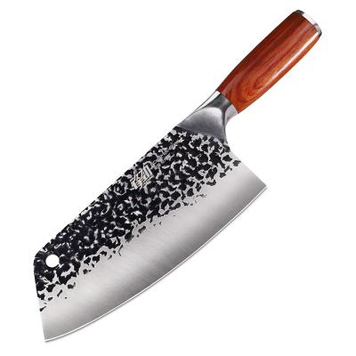 China FINDKING Viable Hot Sale 7 Inch Stainless Steel Butcher Boning Knife Rosewood Handle Kitchen Cutting Slicing Cleaver Knife for sale