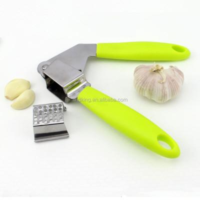 China Sustainable Stainless Steel Garlic Presser With PP Handle for sale