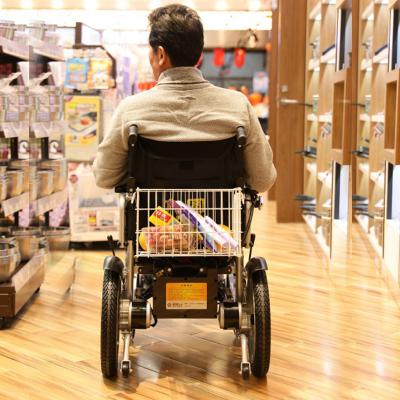 China Wheelchair Cheap Price Foldable Electric Wheelchair For Disabled Traveling Cart For JIIUYUAN Wheelchair for sale