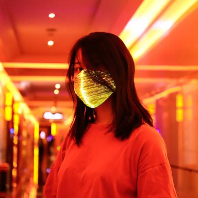 China 10-12 Hours 7 Seven Color Fiber Led Light Halloween Mask For Sale for sale