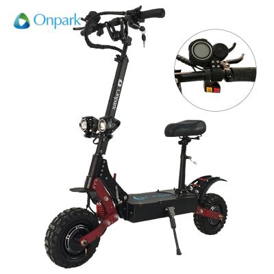 China Fat Tire 5000w Unisex Double Motor Off Road Fast Electric Scooter With Seat for sale