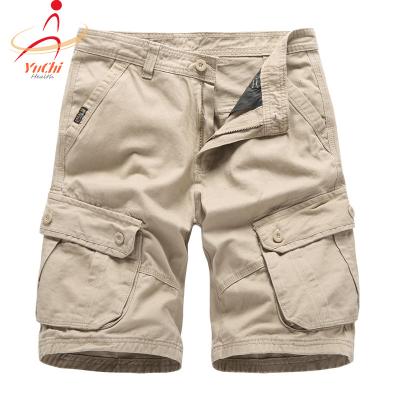 China Hot Selling Anti-Wrinkle Mens Shorts Shorts Summer Fashion Solid Color Shorts With Pockets Men's Cargo Shorts Wholesale Popular for sale