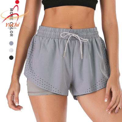 China New Breathable Spring And Summer Sports Shorts Women Running Five Point Pants Yoga Shorts Fitness Shorts for sale