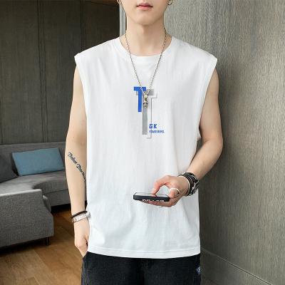 China QUICK DRY Vest Summer Trend Over Mens Ice Silk Sleeveless T-Shirt for sale