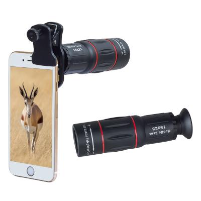 China APEXEL 18X Zoom Mobile Phone Telescope Optical Plastic Plastic Camera Lens+ABS Lens For Smartphone for sale