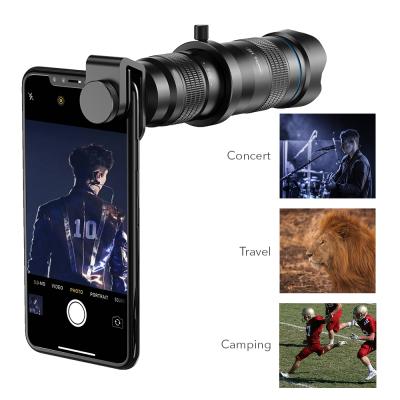 China Portable Cell Phone Accessories 28X Telephoto Mobile Phone Camera Zoom Telescope Optical Lenses for sale