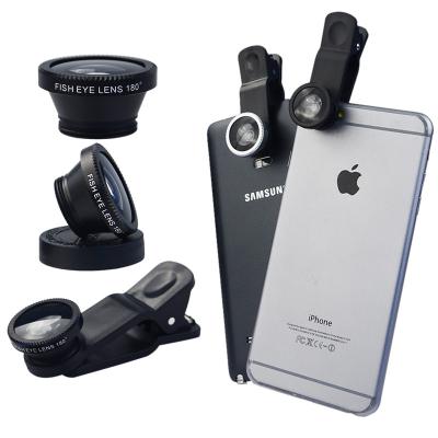 China Promotional gift 180 degree Fisheye Fisheye Crystalline Aluminum+ optical packaging glass+fine lens for mobile phone lens for sale