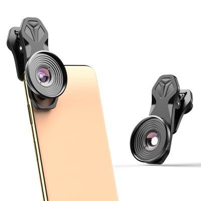 China Universal Clip Lens Portable 4K HD 10X Macro Mobile Phone Lens With Detachable Bag Portable Phone Macro Lens for sale