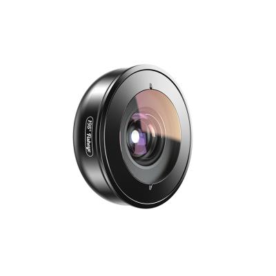 China Universal Aluminum + Optical Glass Clip On Fisheye Lens Superb 195 Degree Moving Camera Lens For Smartphone for sale